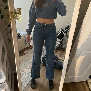 Universal Thread Bootcut Jeans in Dark Blue Denim